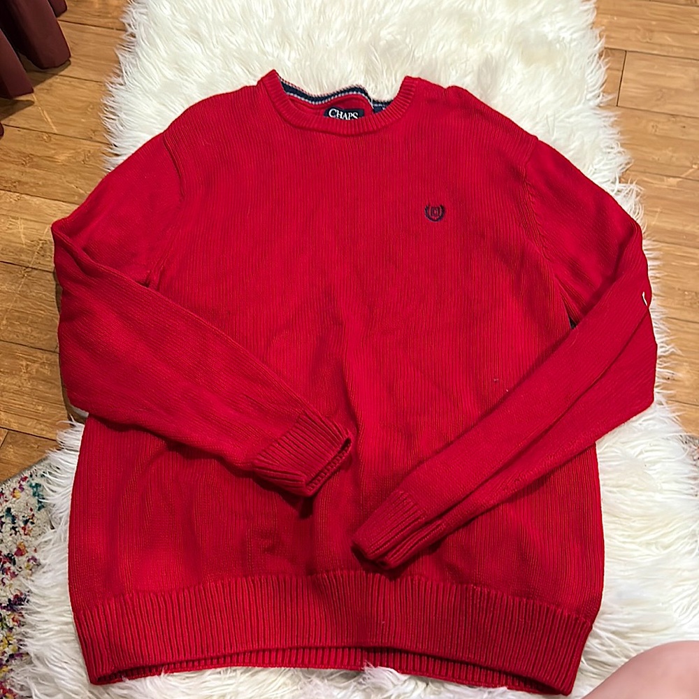 Mens res sweater